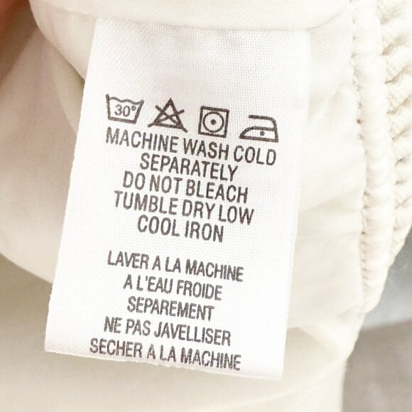 Harley-Davidson Racing Moto Motor Cycles Cream Nylon Bomber Biker Jacket L - Picture 9 of 11